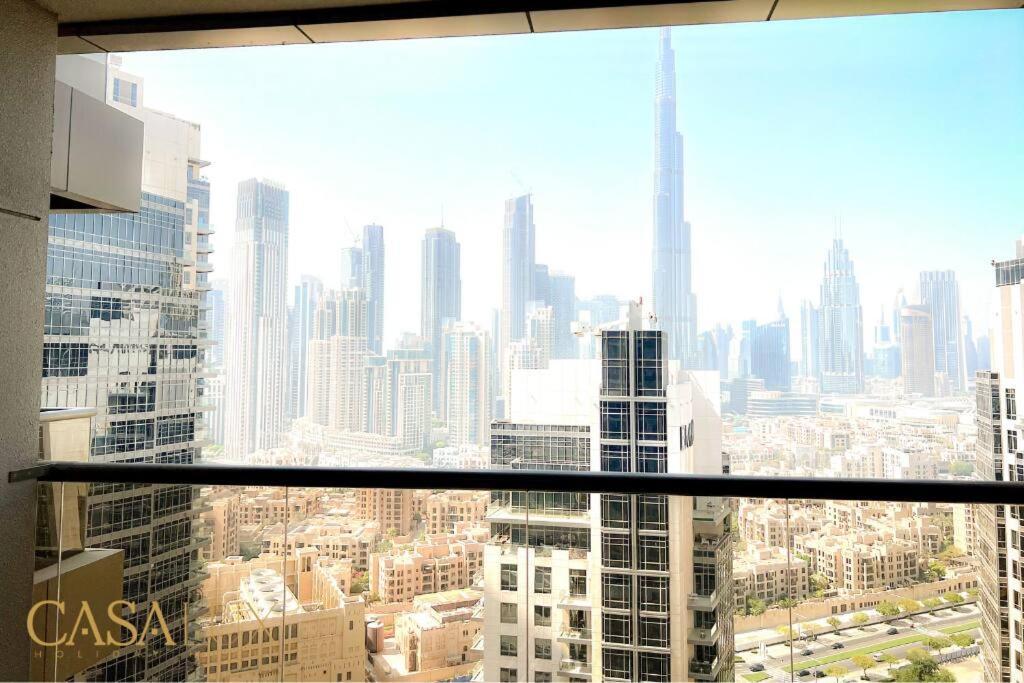 Lovely Big Studio W/ Burj Khalifa View In Downtown 迪拜 外观 照片