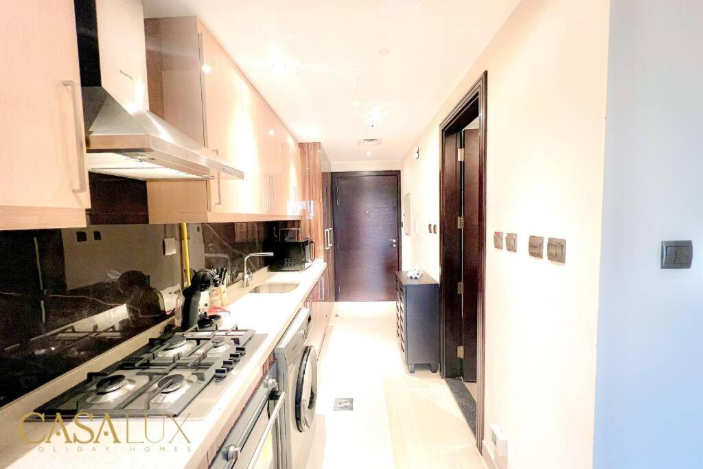 Lovely Big Studio W/ Burj Khalifa View In Downtown 迪拜 外观 照片