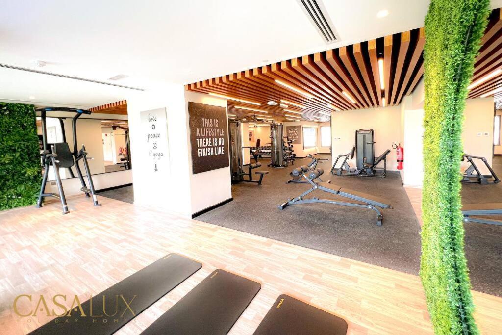 Lovely Big Studio W/ Burj Khalifa View In Downtown 迪拜 外观 照片