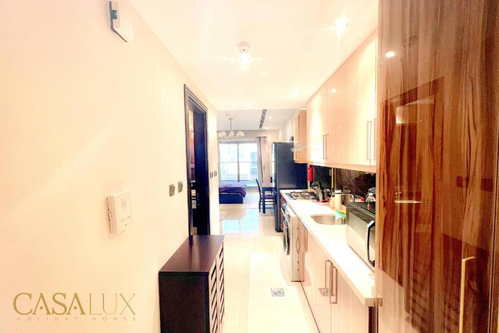 Lovely Big Studio W/ Burj Khalifa View In Downtown 迪拜 外观 照片