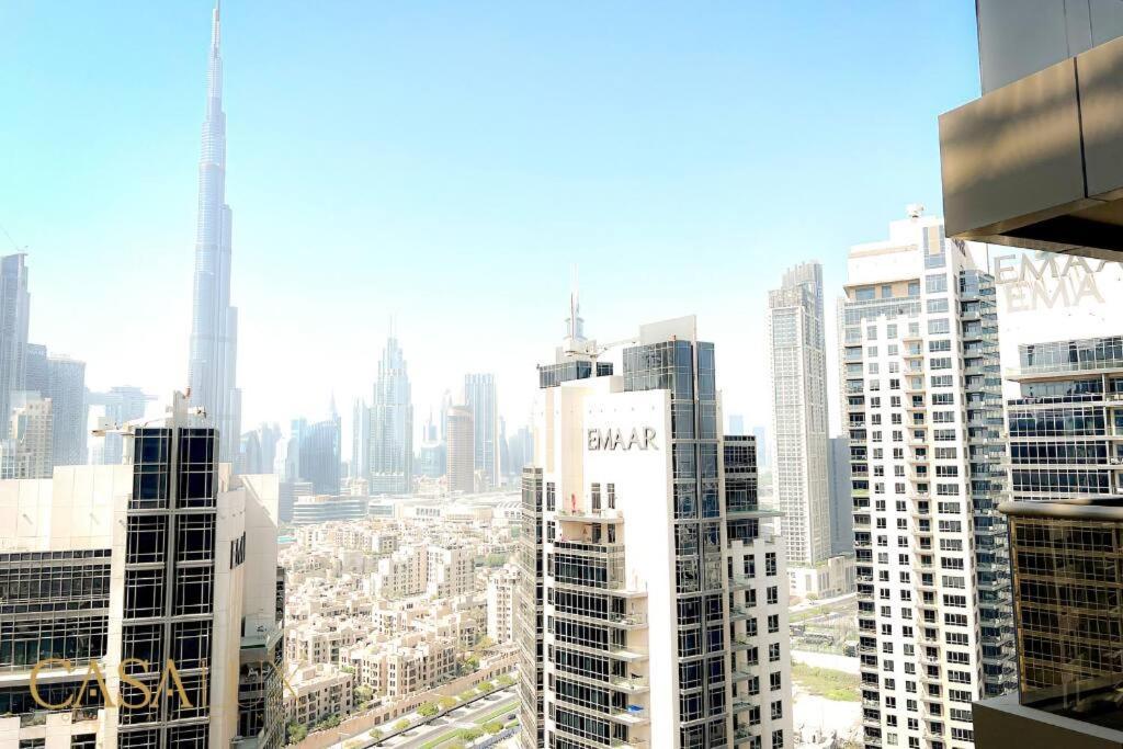 Lovely Big Studio W/ Burj Khalifa View In Downtown 迪拜 外观 照片